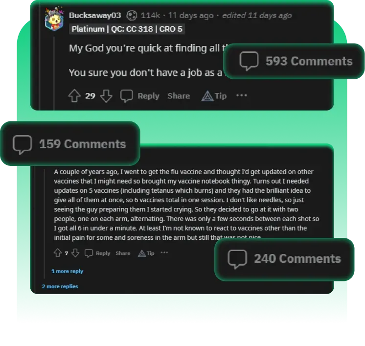 Obtenga comentarios orgánicos y votos positivos