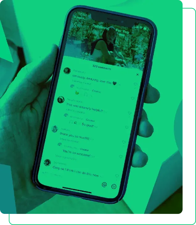 Social Proof auf TikTok: Verbessern Sie das Engagement mit benutzerdefinierten Kommentaren