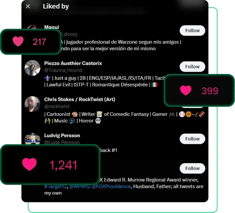 Crie ainda mais provas sociais com curtidas no Twitter (X)