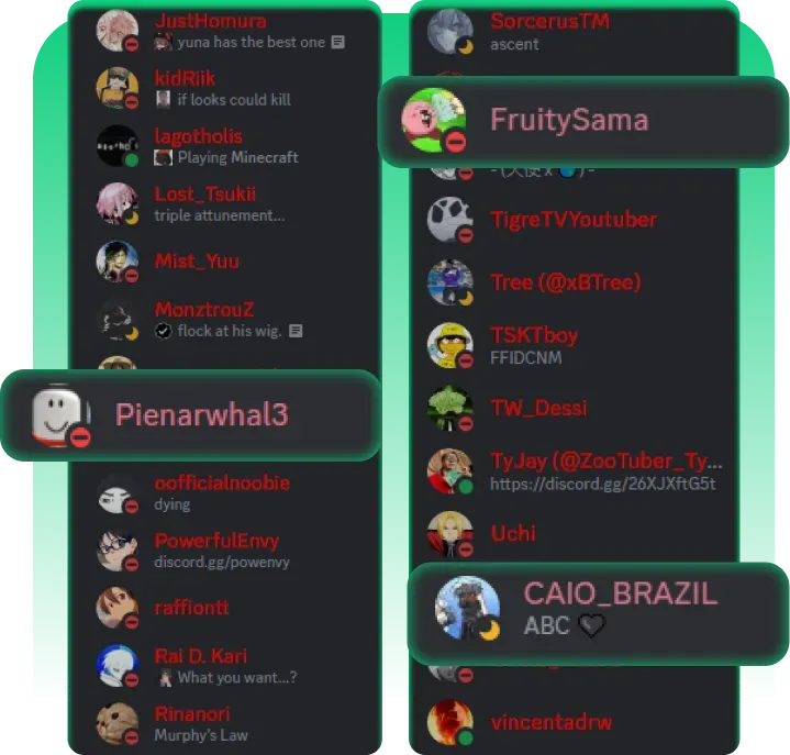 Comprar membros do Discord on-line e off-line