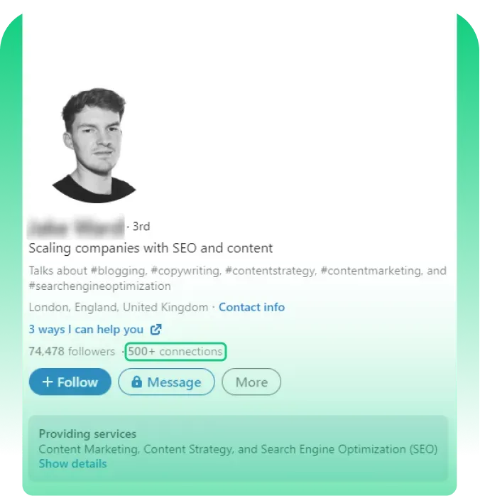 O que são conexões do LinkedIn?