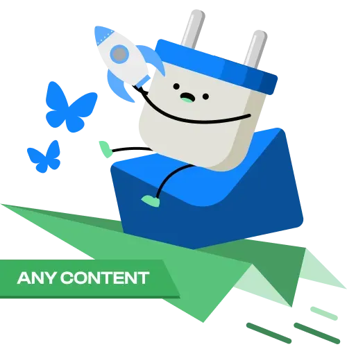 Ideal para todos los tipos de contenido