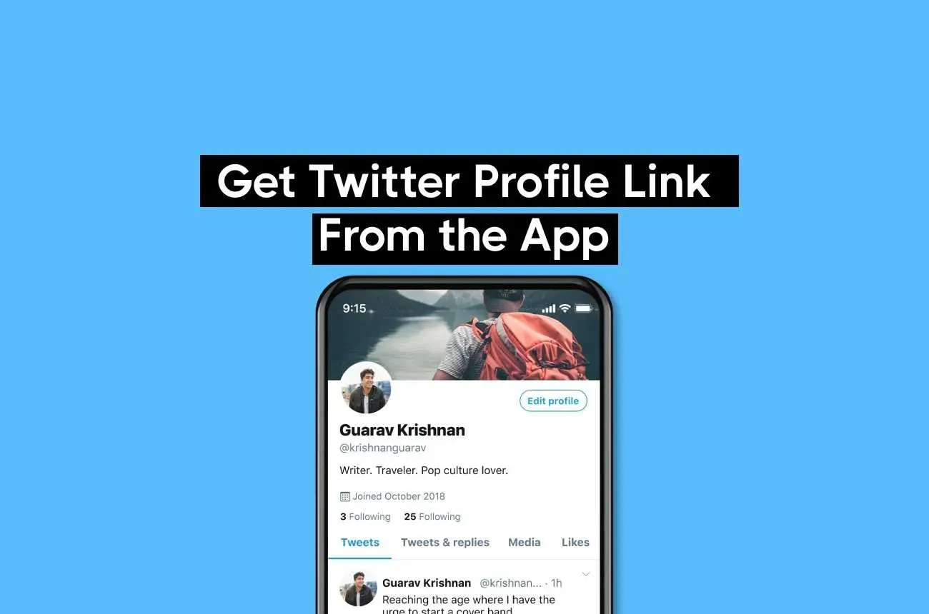 How to get my Twitter profile link from the app -Socialplug