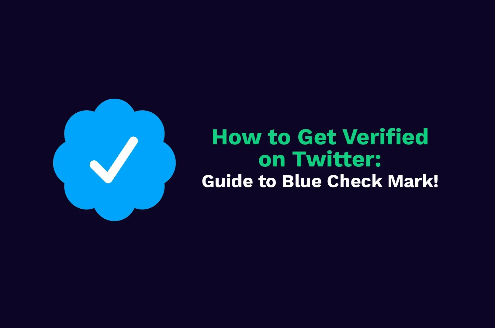 How to get verified on Twitter