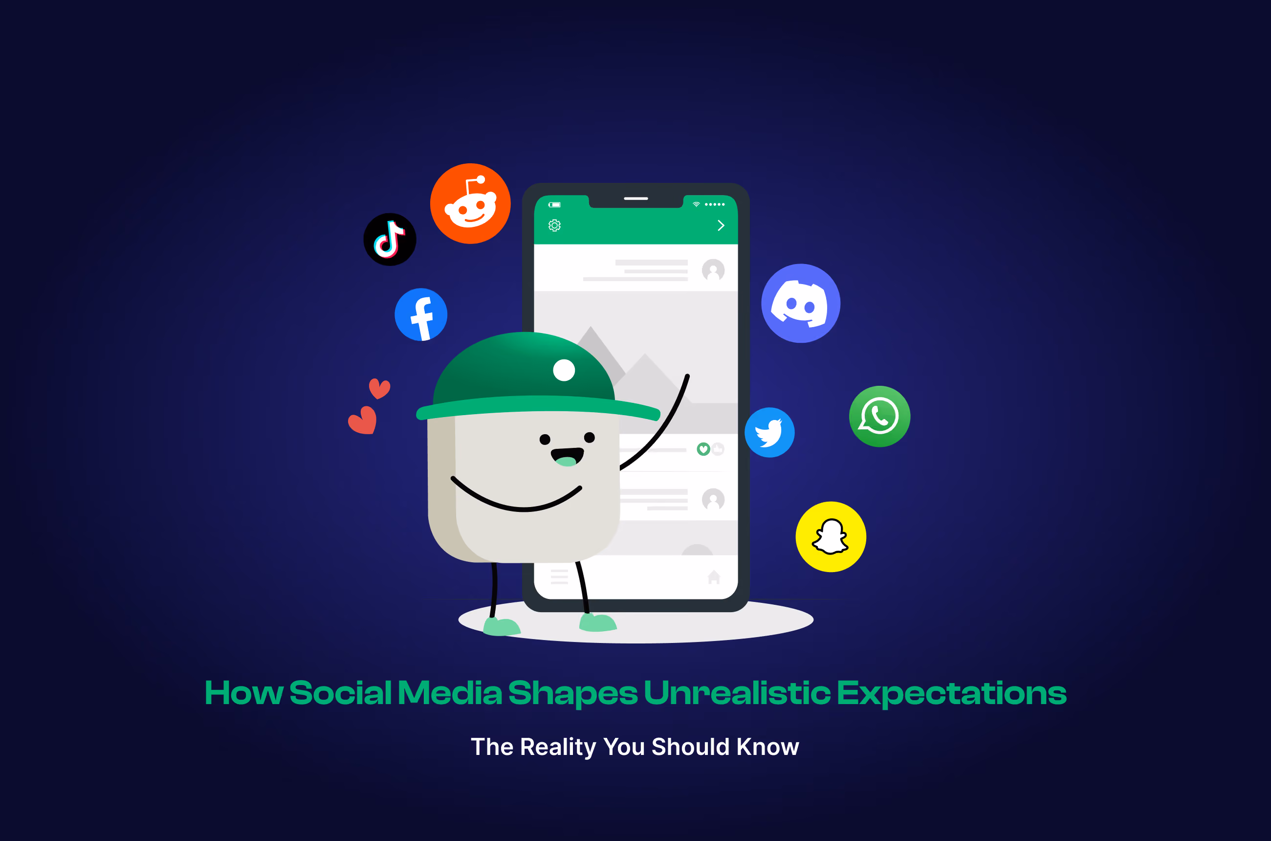 social media unrealistic expectations