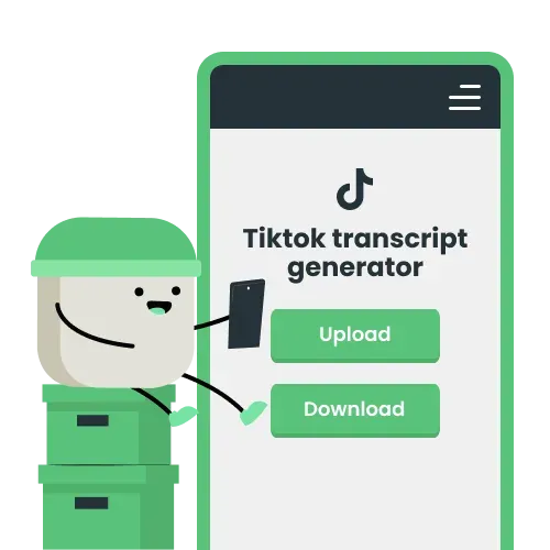 Generador de transcripciones de TikTok