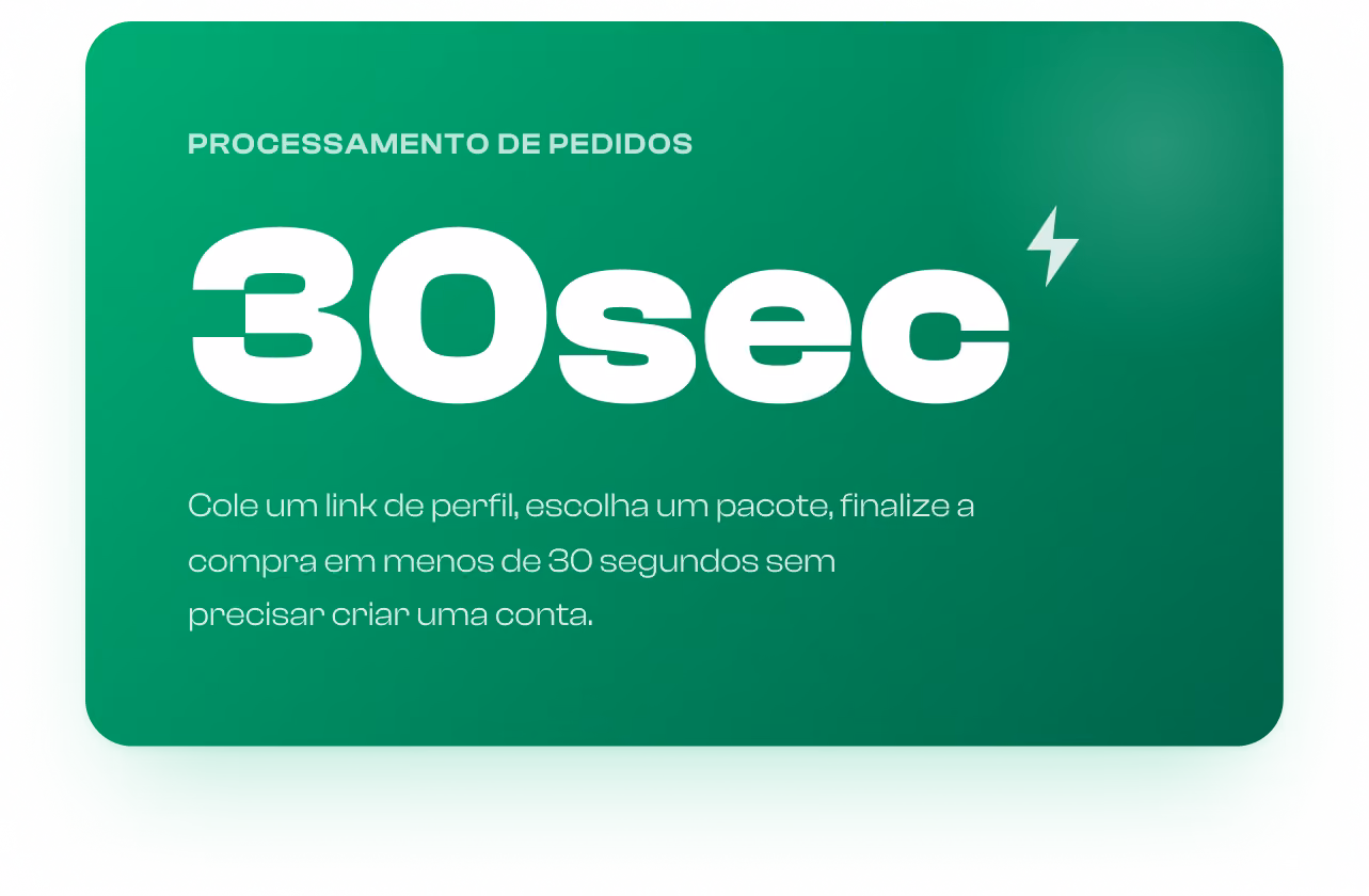 Processamento imediato de pedidos
