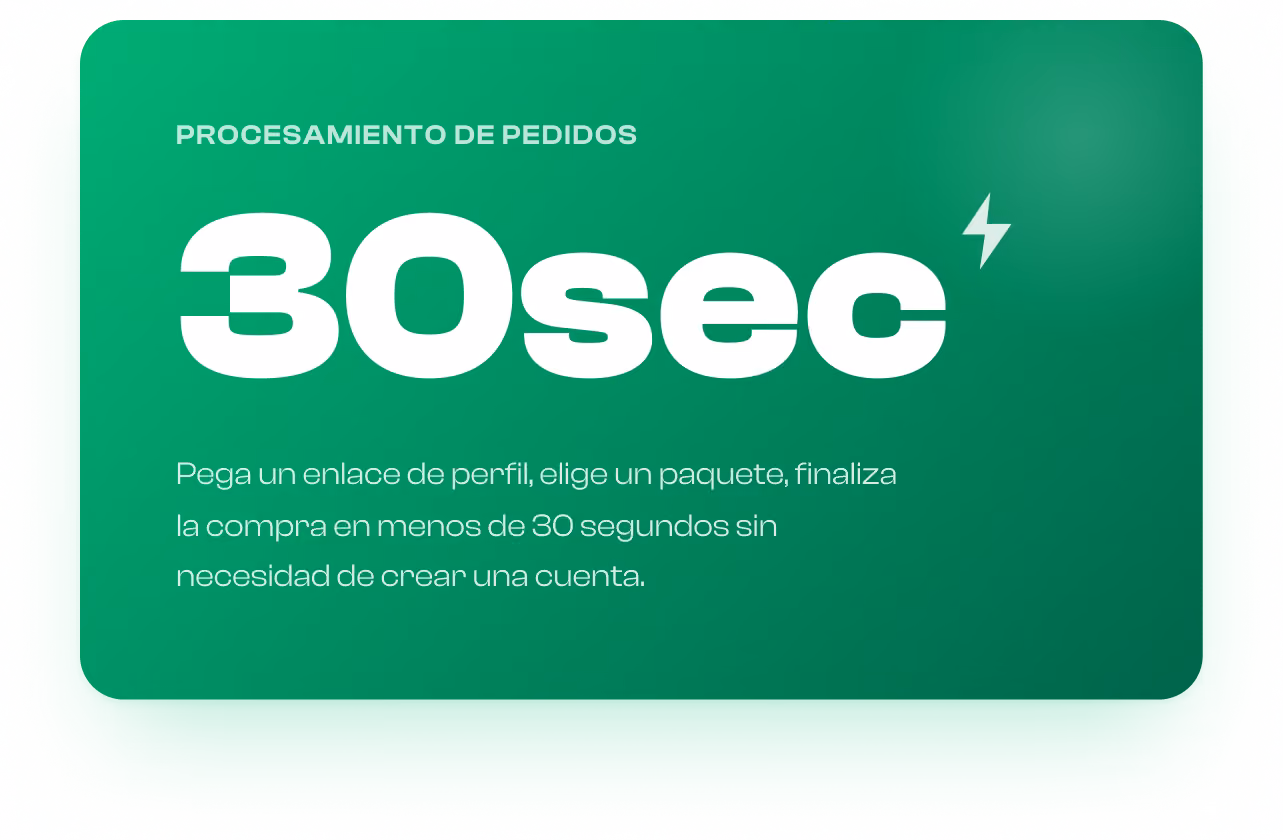 Procesamiento de pedidos instantáneo