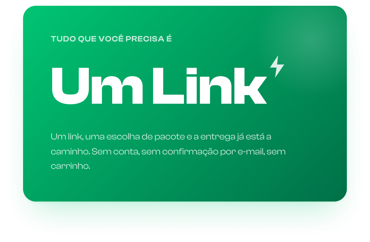 Processamento instantâneo de pedidos