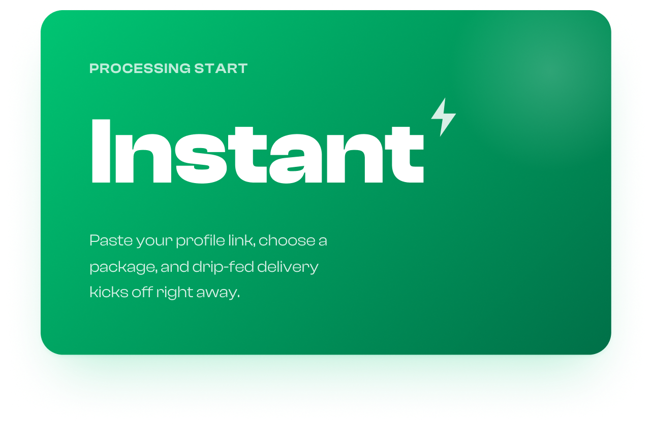 Instant Order Processing