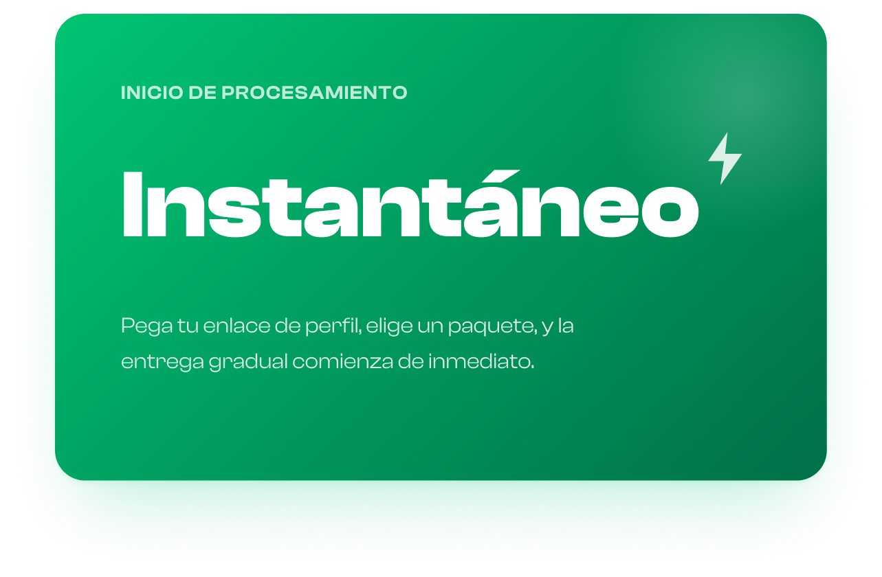 Procesamiento de pedidos instantáneo