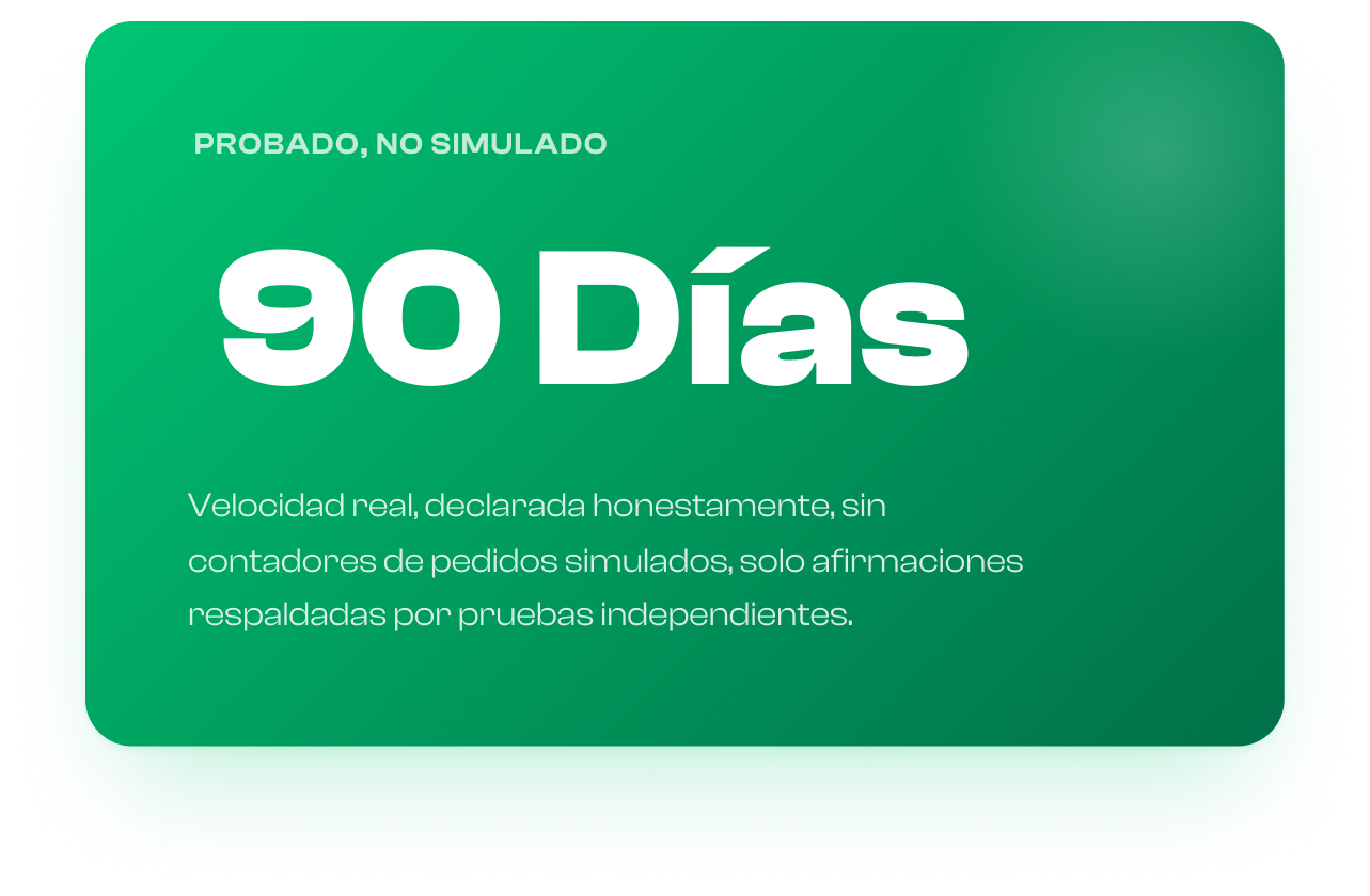 Procesamiento de pedidos instantáneo