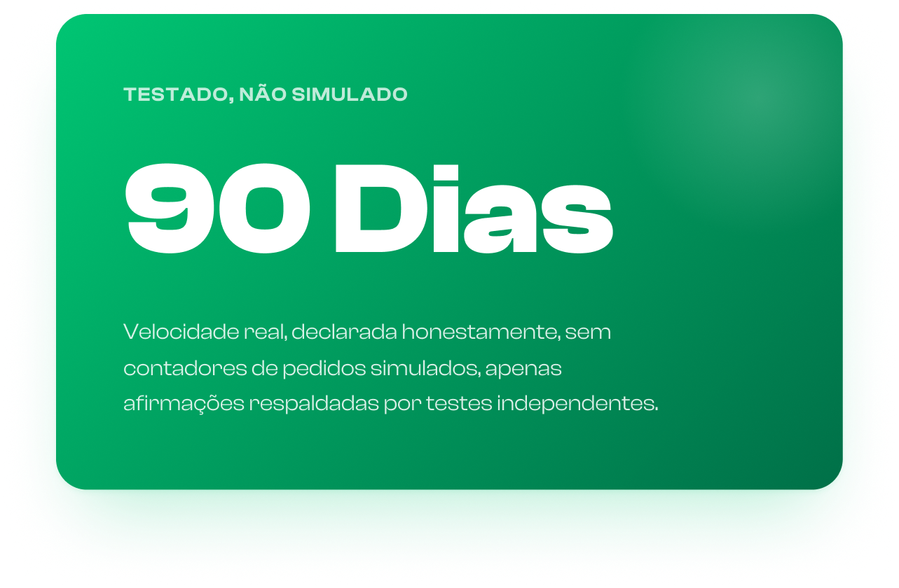Processamento imediato de pedidos