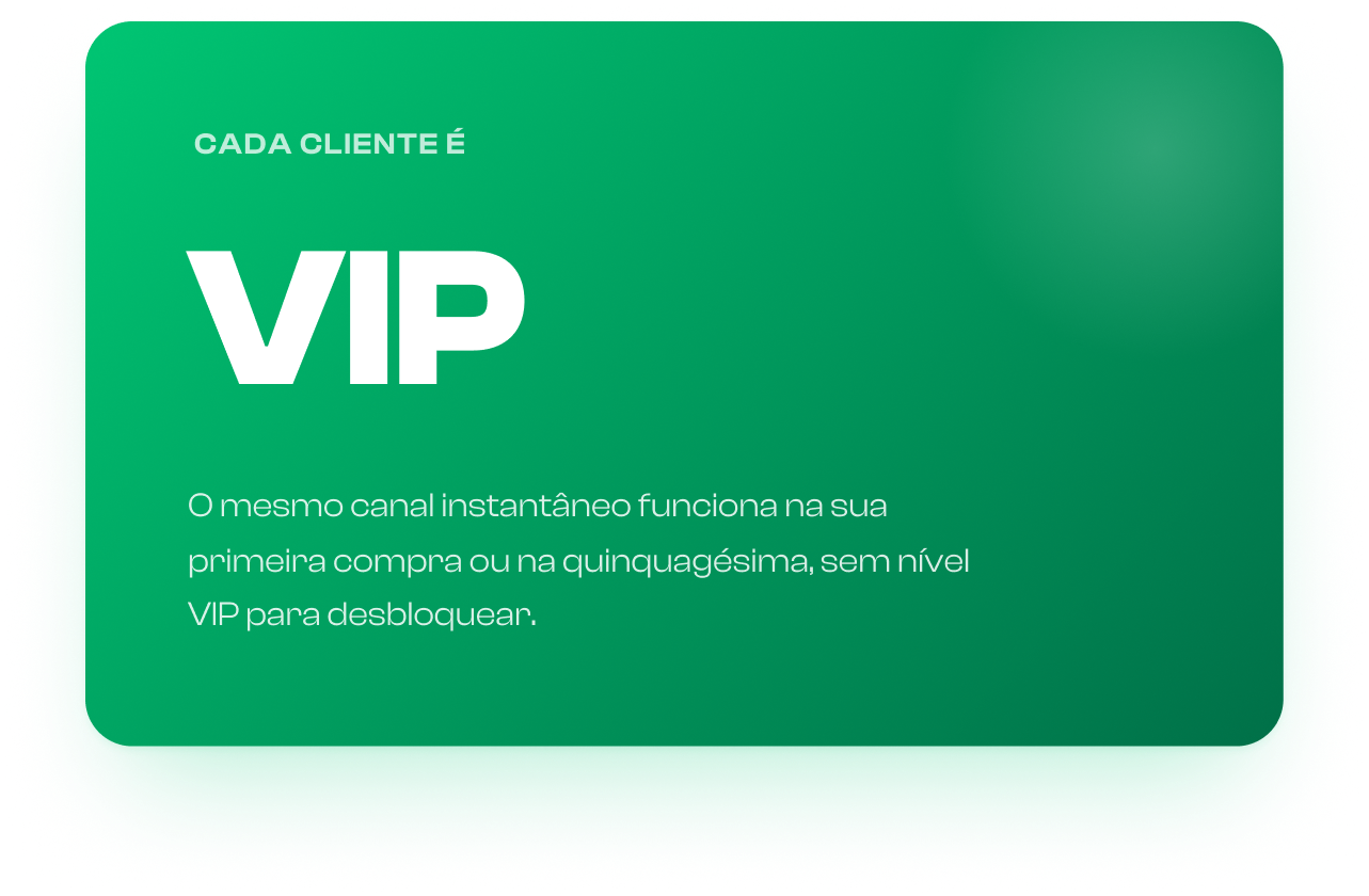 Processamento imediato de pedidos